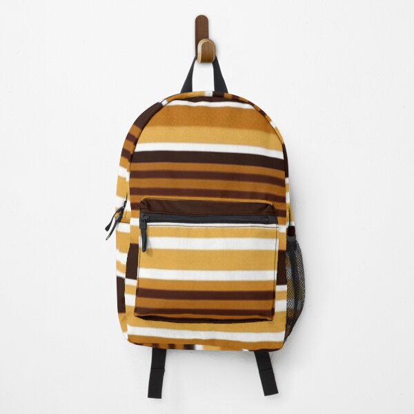 Item preview, Mustard and brown colored stripes  designed and sold by Roxburylane.