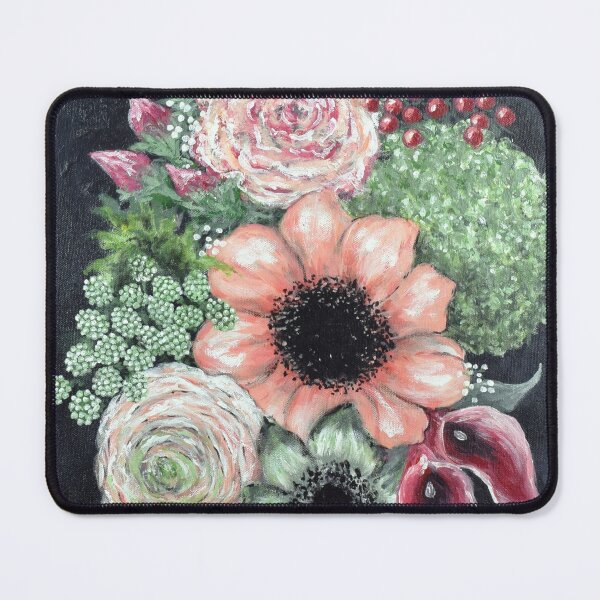 Item preview, Floral Medley on Black designed and sold by Peggy Stanley.