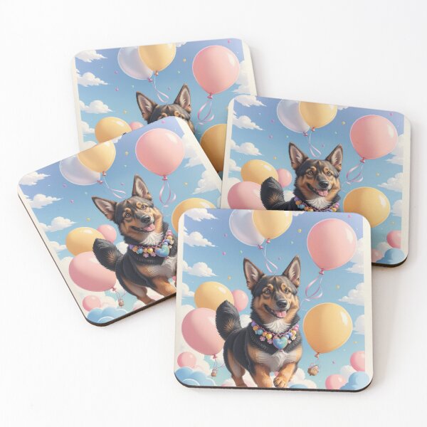 Item preview, Portrait cute adorable German Shepherd dog beautiful colorful landscape designed and sold by Tio-Tecun.