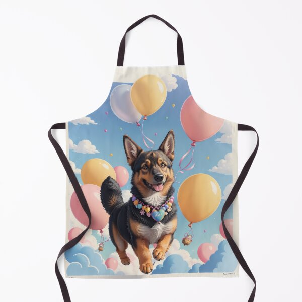 Item preview, Portrait cute adorable German Shepherd dog beautiful colorful landscape designed and sold by Tio-Tecun.