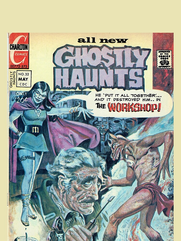 "Ghostly Haunts 32 (Classic Horror Comic Book Covers)" Sleeveless Top