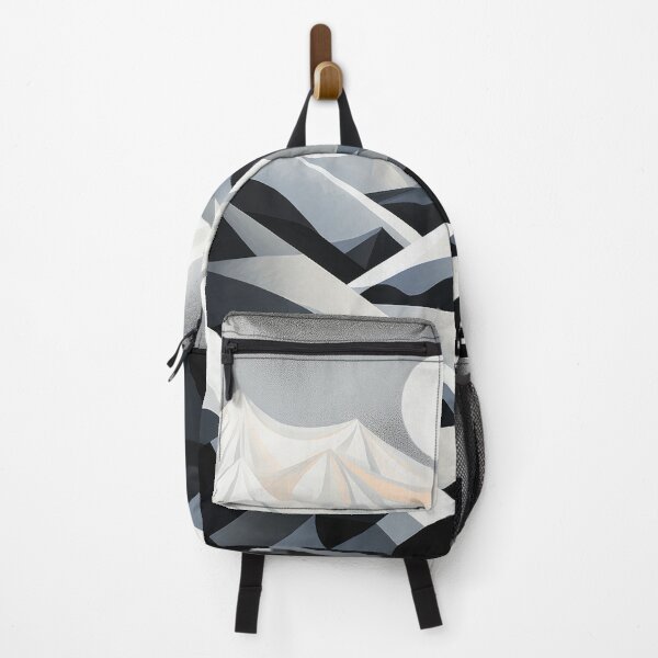 Item preview, Explore "Simplistic & Minimalistic Snowy Winter Alps" with Bauhaus Flair designed and sold by ArtificialGenes.
