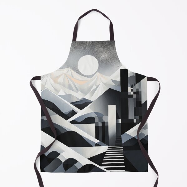 Artikelvorschau, Entdecken Sie "Simplistic & Minimalistic Snowy Winter Alps" mit Bauhaus-Flair entworfen und verkauft von ArtificialGenes.