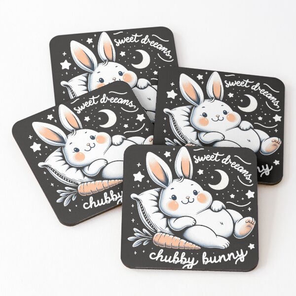 Item preview, Chubby Bunny Delight T-Shirts designed and sold by hiddenlink.