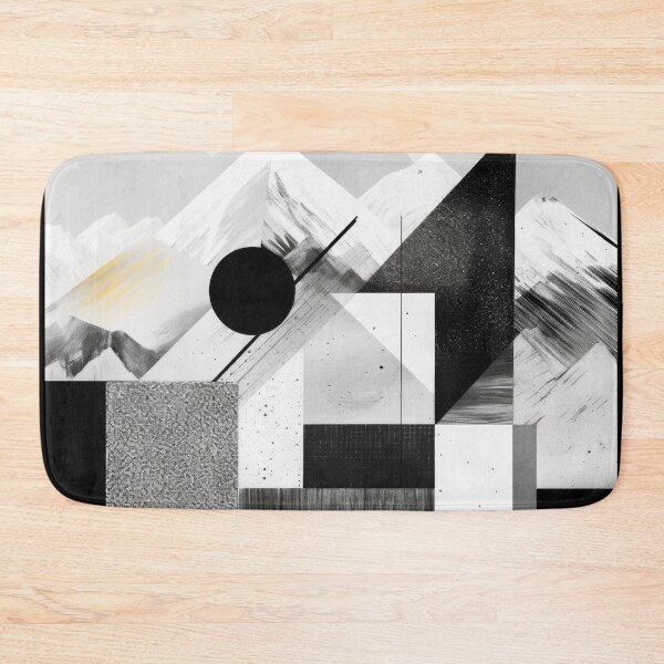 Artikelvorschau, Entdecken Sie "Simplistic & Minimalistic Snowy Winter Alps" mit Bauhaus-Flair entworfen und verkauft von ArtificialGenes.