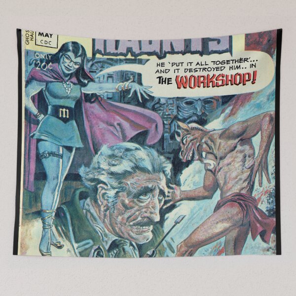 Item preview, Ghostly Haunts #32 (Classic Horror Comic Book Covers) designed and sold by toppestpower.