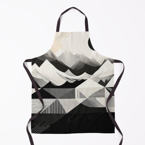 Artikelvorschau, Entdecken Sie "Simplistic & Minimalistic Snowy Winter Alps" mit Bauhaus-Flair entworfen und verkauft von ArtificialGenes.