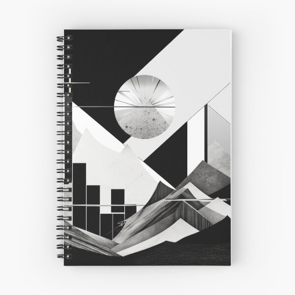 Item preview, Explore "Simplistic & Minimalistic Snowy Winter Alps" with Bauhaus Flair designed and sold by ArtificialGenes.