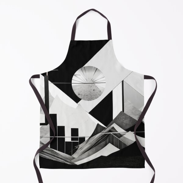 Item preview, Explore "Simplistic & Minimalistic Snowy Winter Alps" with Bauhaus Flair designed and sold by ArtificialGenes.