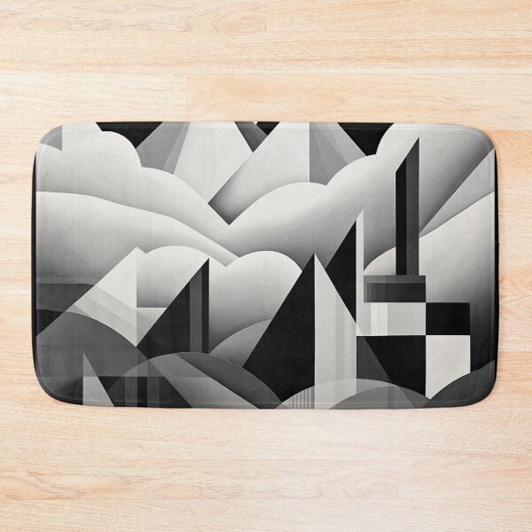 Artikelvorschau, Entdecken Sie "Simplistic & Minimalistic Snowy Winter Alps" mit Bauhaus-Flair entworfen und verkauft von ArtificialGenes.