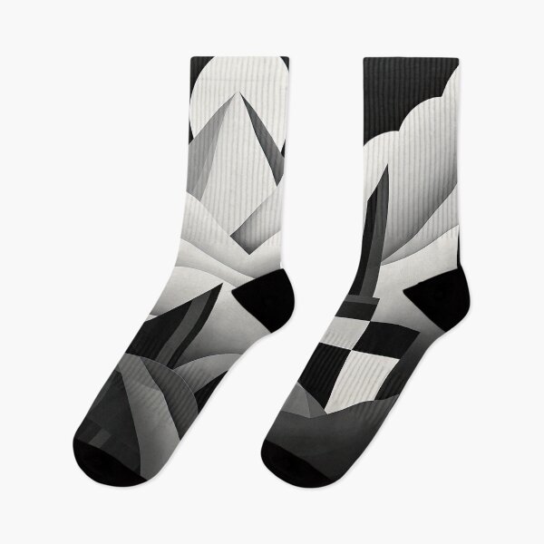 Artikelvorschau, Entdecken Sie "Simplistic & Minimalistic Snowy Winter Alps" mit Bauhaus-Flair entworfen und verkauft von ArtificialGenes.