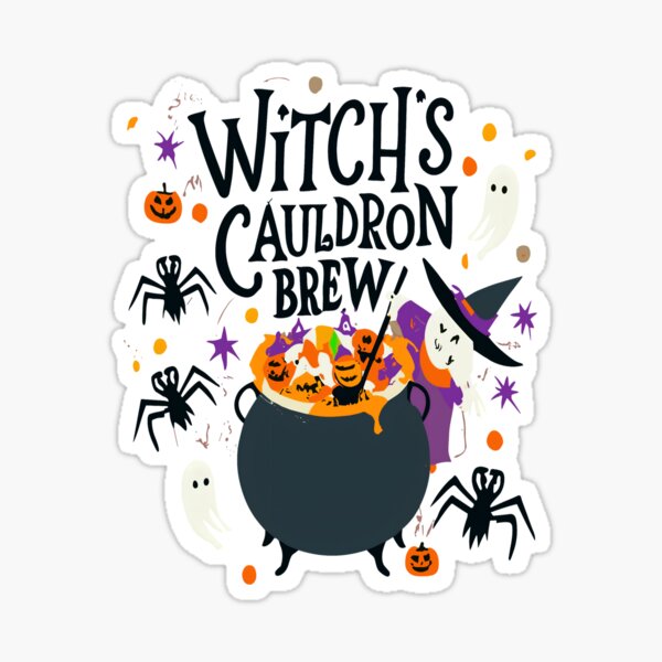 Item preview, Witch's Cauldron Brew Halloween  designed and sold by KitonicTees.