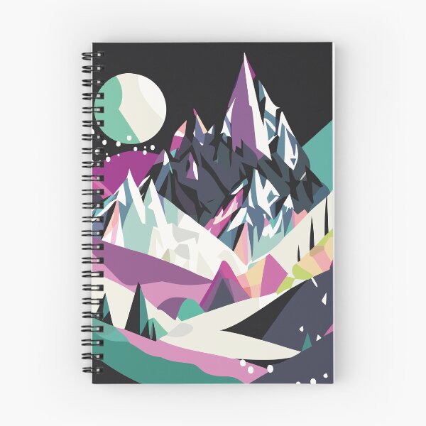 Item preview, Abstract mountain landscape & icon designed and sold by rainbowbirds.