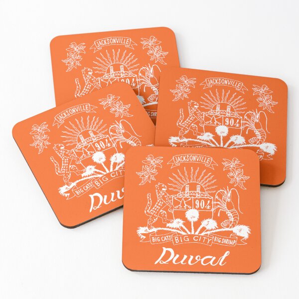 Item preview, Duval Crest White Lettering on Orange designed and sold by DuvalCrest.