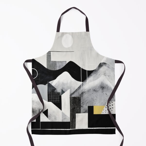 Item preview, Explore "Simplistic & Minimalistic Snowy Winter Alps" with Bauhaus Flair designed and sold by ArtificialGenes.
