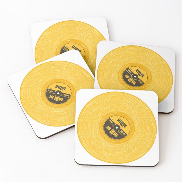 Item preview, Yellow Vinyl Love designed and sold by animinimal.