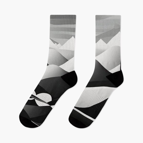 Artikelvorschau, Entdecken Sie "Simplistic & Minimalistic Snowy Winter Alps" mit Bauhaus-Flair entworfen und verkauft von ArtificialGenes.