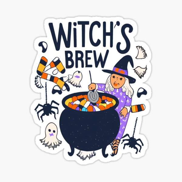 Item preview, Witch's Cauldron Brew Halloween  designed and sold by KitonicTees.