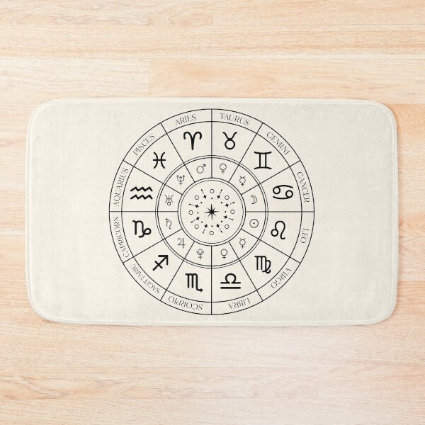 Item preview, Zodiac Signs Wheel Constellations Symbols and Planets designed and sold by dk-design85.