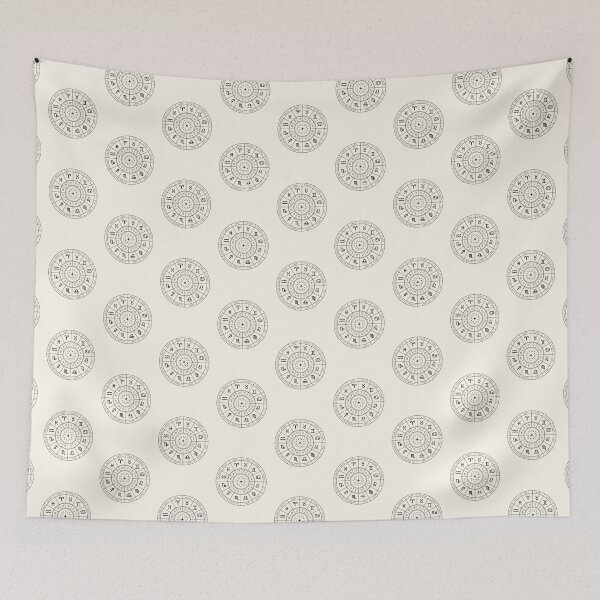 Item preview, Zodiac Signs Wheel Constellations Symbols and Planets designed and sold by dk-design85.