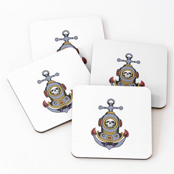Item preview, nautical skull  designed and sold by elliotstattoos.