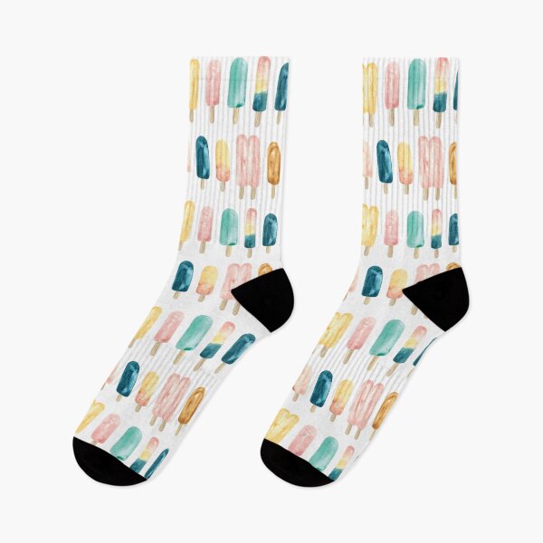 Item preview, Colorful Watercolor Popsicles designed and sold by cateandrainn.
