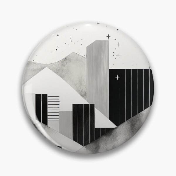 Artikelvorschau, Entdecken Sie "Simplistic & Minimalistic Snowy Winter Alps" mit Bauhaus-Flair entworfen und verkauft von ArtificialGenes.