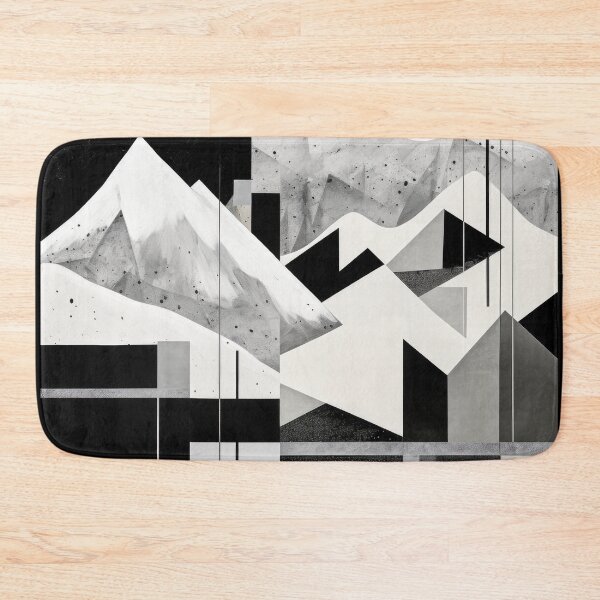 Artikelvorschau, Entdecken Sie "Simplistic & Minimalistic Snowy Winter Alps" mit Bauhaus-Flair entworfen und verkauft von ArtificialGenes.