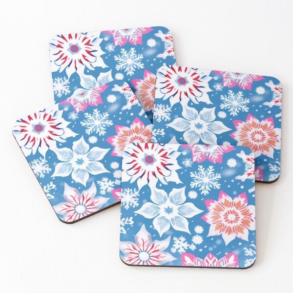 Item preview, Siberian snowflake flowers  designed and sold by Roxburylane.