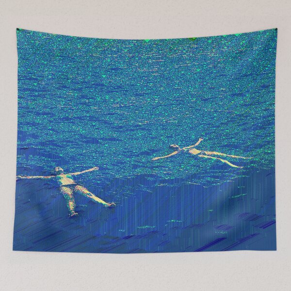 Item preview, Glitched Serenity: Sea Stars in Technicolor Tranquility designed and sold by bizarorin.