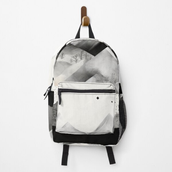 Item preview, Explore "Simplistic & Minimalistic Snowy Winter Alps" with Bauhaus Flair designed and sold by ArtificialGenes.