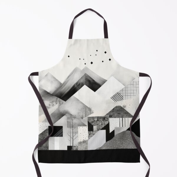 Item preview, Explore "Simplistic & Minimalistic Snowy Winter Alps" with Bauhaus Flair designed and sold by ArtificialGenes.
