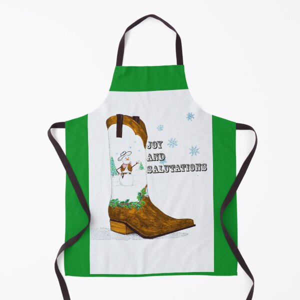 Item preview, Joy and Salutations Boot designed and sold by MoreGoodArt.