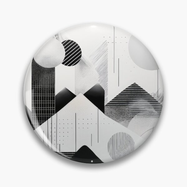 Artikelvorschau, Entdecken Sie "Simplistic & Minimalistic Snowy Winter Alps" mit Bauhaus-Flair entworfen und verkauft von ArtificialGenes.