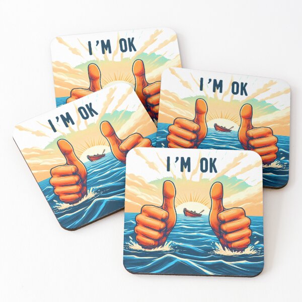 Item preview, I'm Ok designed and sold by RoyalMob.