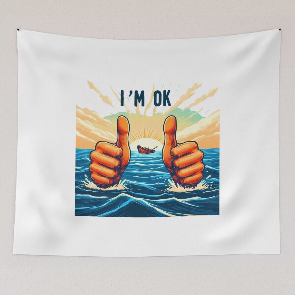 Item preview, I'm Ok designed and sold by RoyalMob.