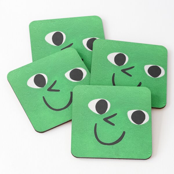 Item preview, Face funny cool texture green and pink art abstract face  designed and sold by Tropical Blood.