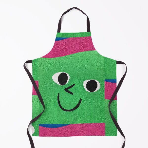 Item preview, Face funny cool texture green and pink art abstract face designed and sold by Tropical Blood.