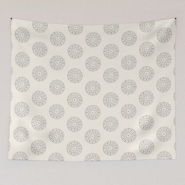Item preview, Zodiac Signs Wheel Constellations Symbols and Moon designed and sold by dk-design85.