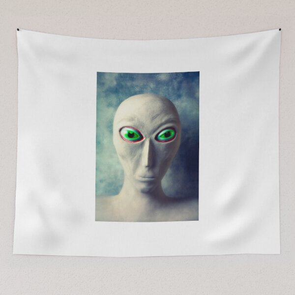 Item preview, Alien With Big Green Eyes designed and sold by Garry Gay.