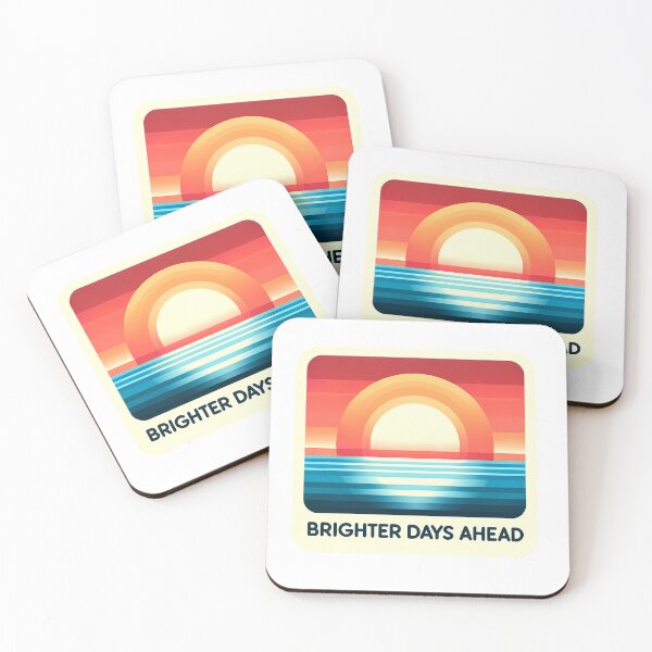 Item preview, Brighter Days Ahead Sticker Design designed and sold by nexanova369.