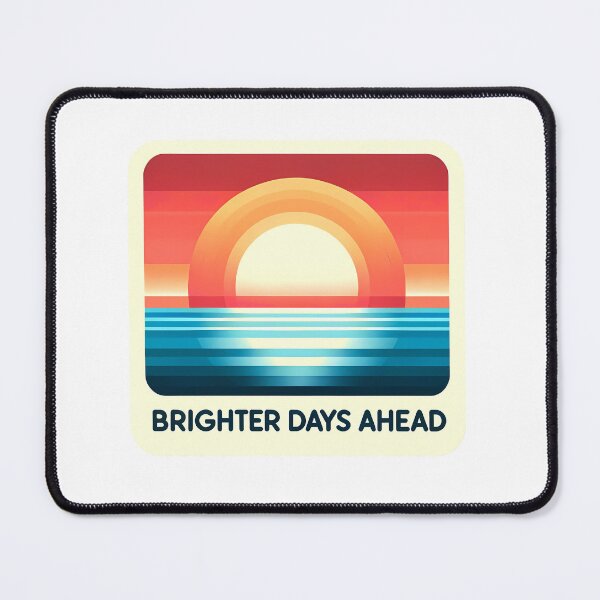 Item preview, Brighter Days Ahead Sticker Design designed and sold by nexanova369.