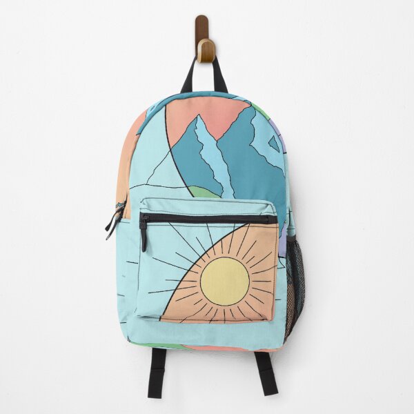 Item preview, Mountain Landscape Minimal Line Art designed and sold by DoodlingRedhead.