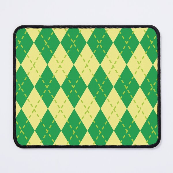 Item preview, Green and Yellow Preppy Argyle Pattern designed and sold by awkwarddesignco.