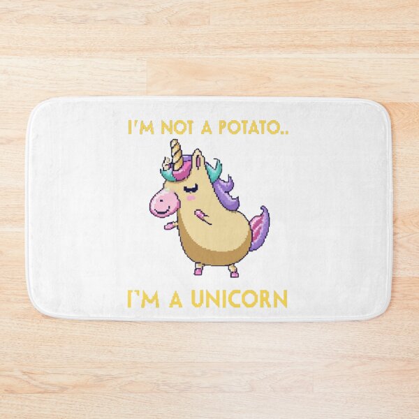 Item preview, I'm not an potato, I'm a unicorn - Pixel Style designed and sold by CircinusStore.