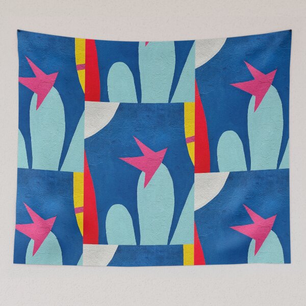 Item preview, Abstract lines colorful acrylic art wall  designed and sold by Tropical Blood.