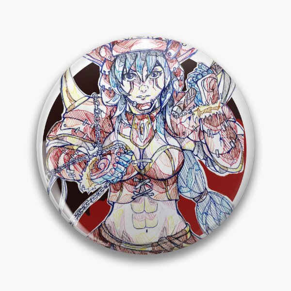 Item preview, Japanese manga warrior anime girl designed and sold by Estef Mos Art.