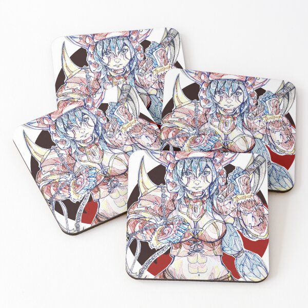 Item preview, Japanese manga warrior anime girl designed and sold by Estef Mos Art.