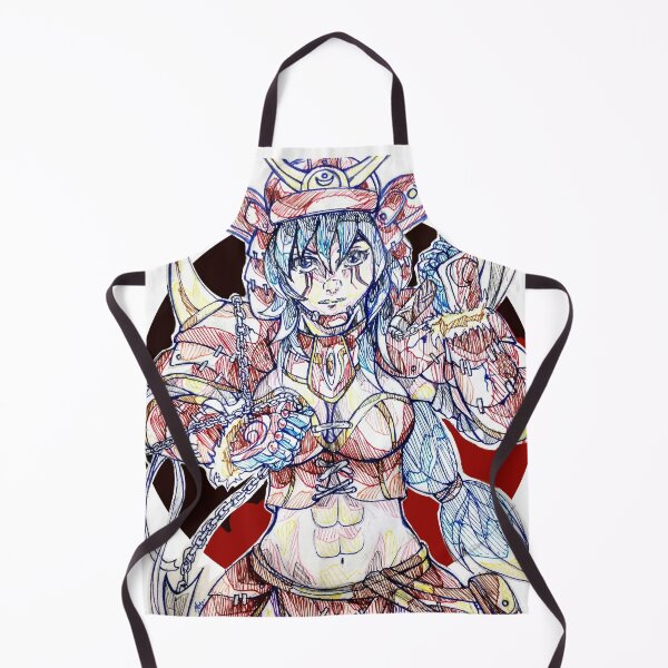 Item preview, Japanese manga warrior anime girl designed and sold by Estef Mos Art.