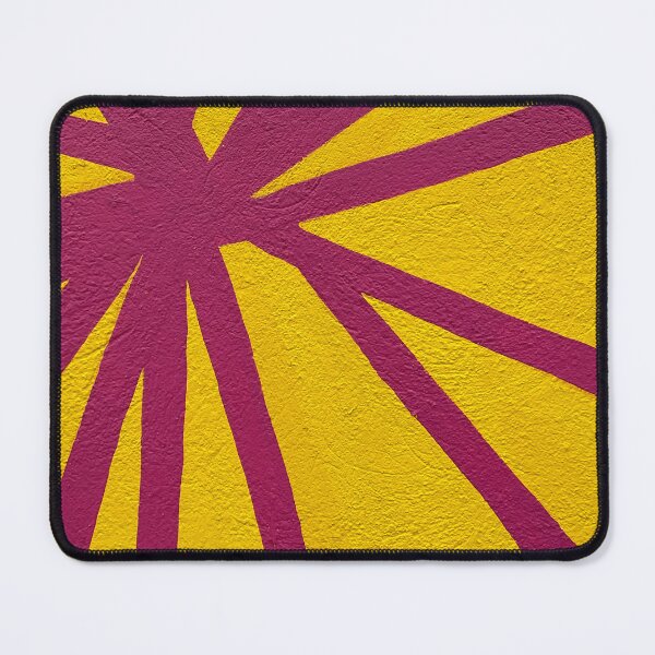 Item preview, Lines texture wall art acrylic yellow pink  designed and sold by Tropical Blood.